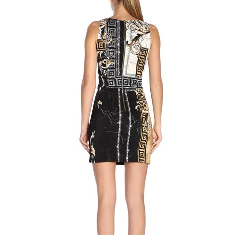 versace collection black dress